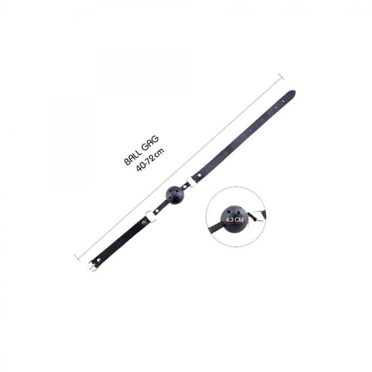Knebel piłeczka do ust 4,3 cm-2