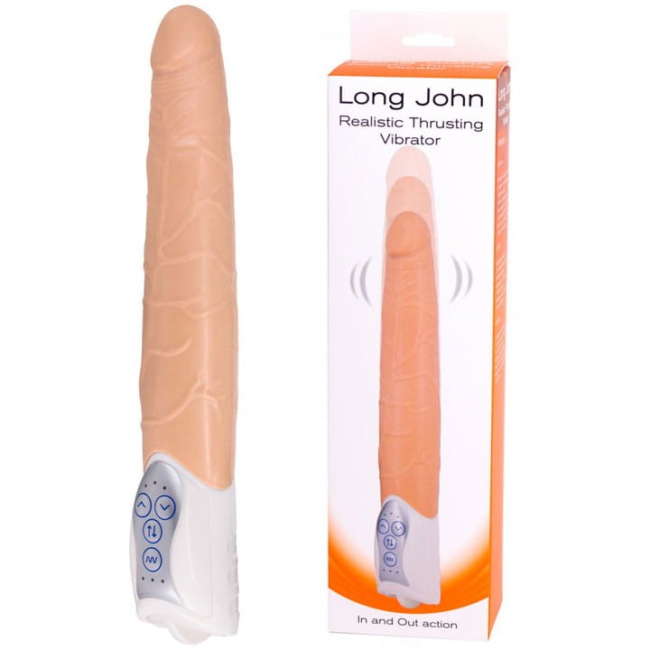 Long John Wibrator z ruchem posuwistym