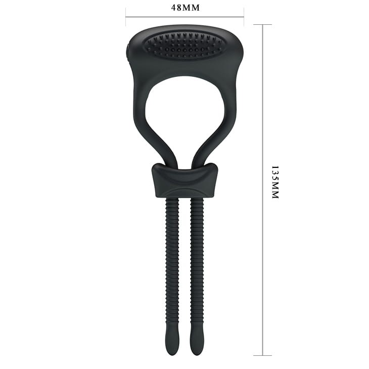 Wibrująca opaska erekcyjna Prettylove-4