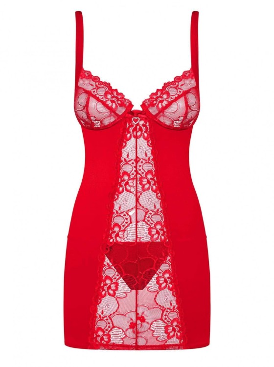 Bielizna-Heartina koszulka i stringi  S/M