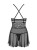 Bielizna-838-BAB-1 babydoll i stringi czarna L/XL