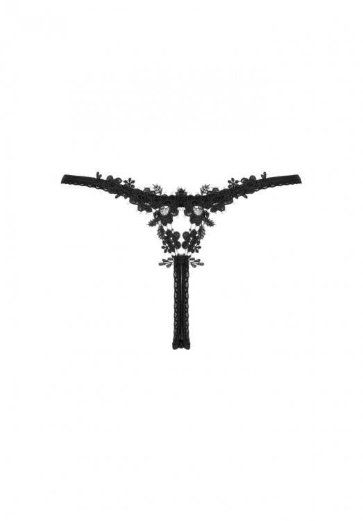 Celia Noir thong   XS/S