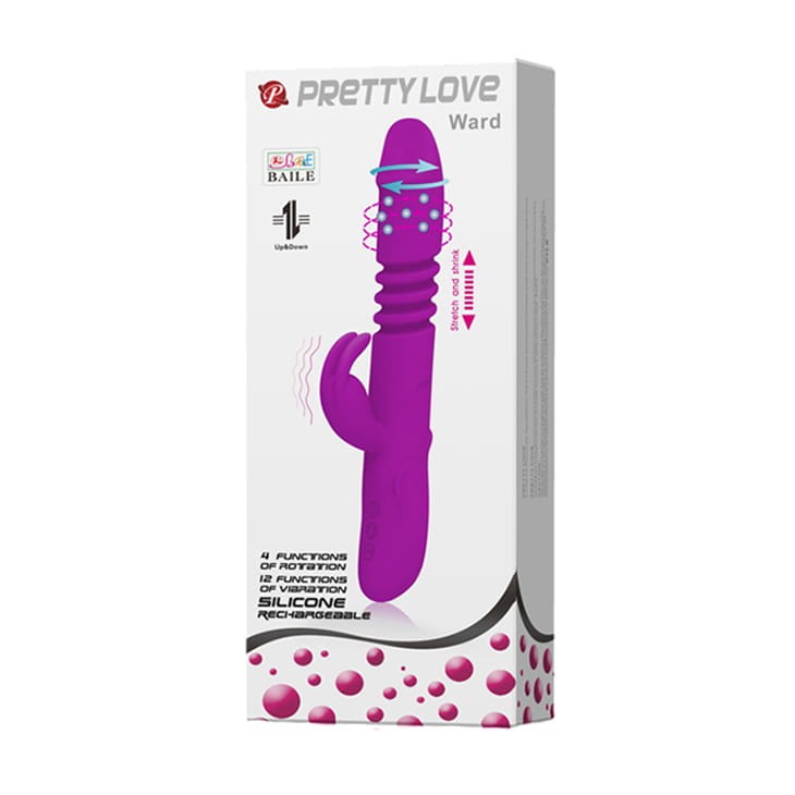Prettylove Ward Wibrator Posuwisty Królik do Łechtaczki -10