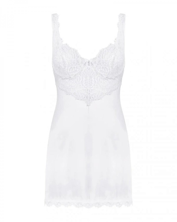 Bielizna-Amor Blanco koszulka i stringi biały  L/XL