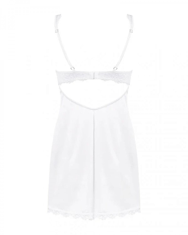 Bielizna-Amor Blanco koszulka i stringi biały  L/XL