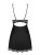 Bielizna-Luvae babydoll i stringi Czarny  S/M