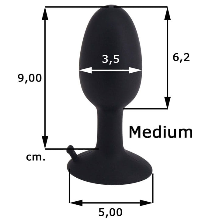 Korek analny z kulką Medium