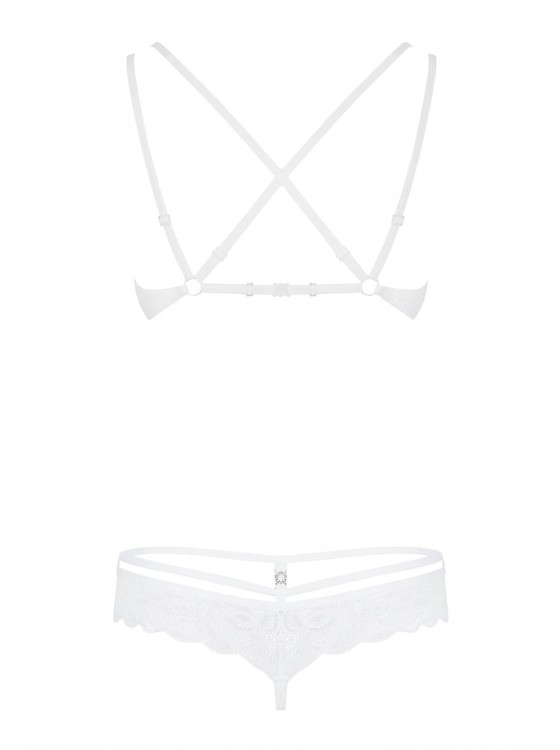 Bielizna-860-SET-2 komplet 2-częściowy biały L/XL