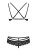 Bielizna-860-SET-1 komplet 2-częściowy czarny  S/M