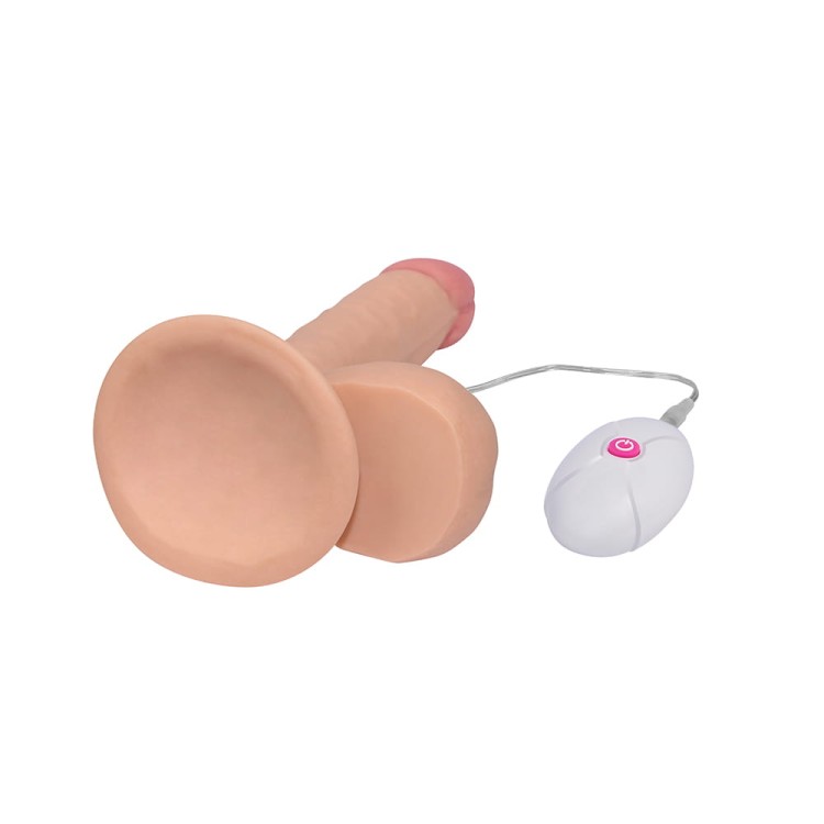 Wibrator realistyczny kształt Naturalny penis 18 cm-6
