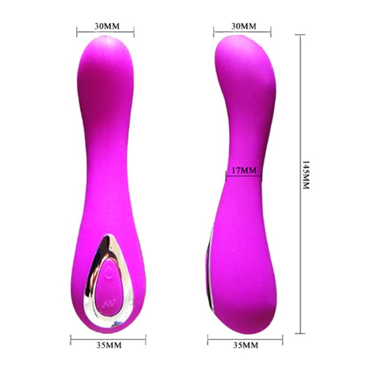 Mini wibrator silikonowy Energia na 90 minut masażu-1