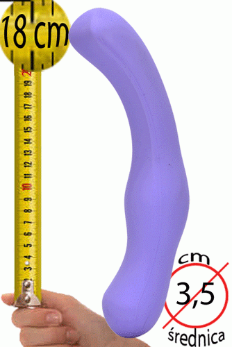 Wielofunkcyjne silikonowe dildo 18 cm 2