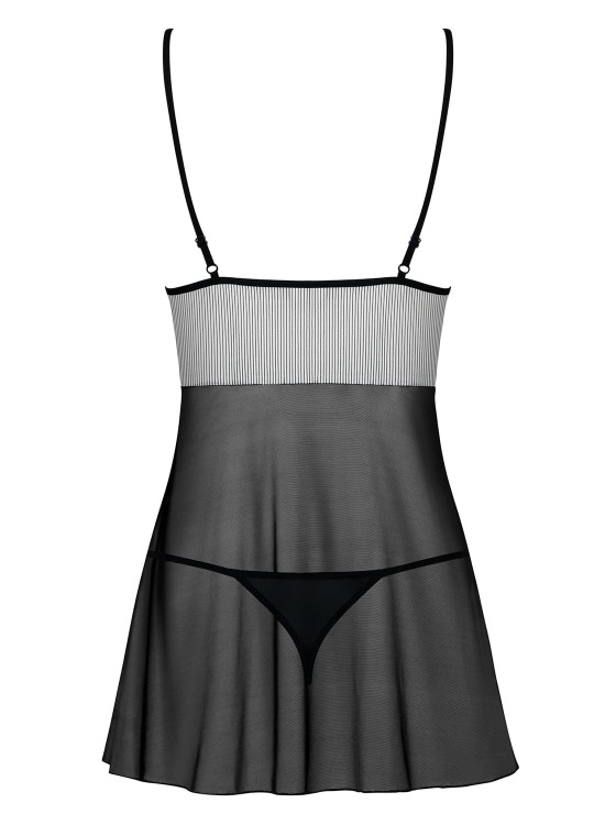 Obsessive Greyla babydoll i stringi L/XL-3