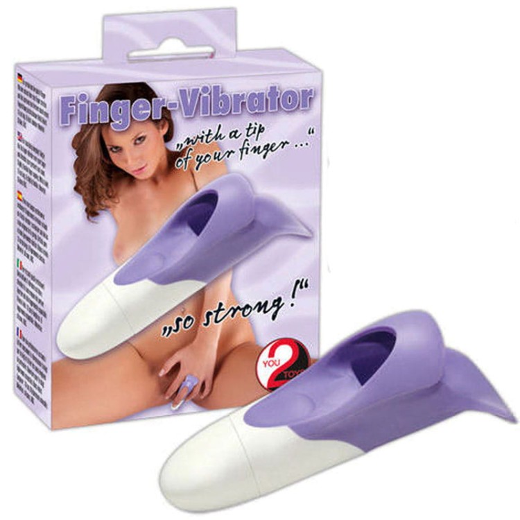 Mini wibrator zakładany na palec Baterie w zestawie