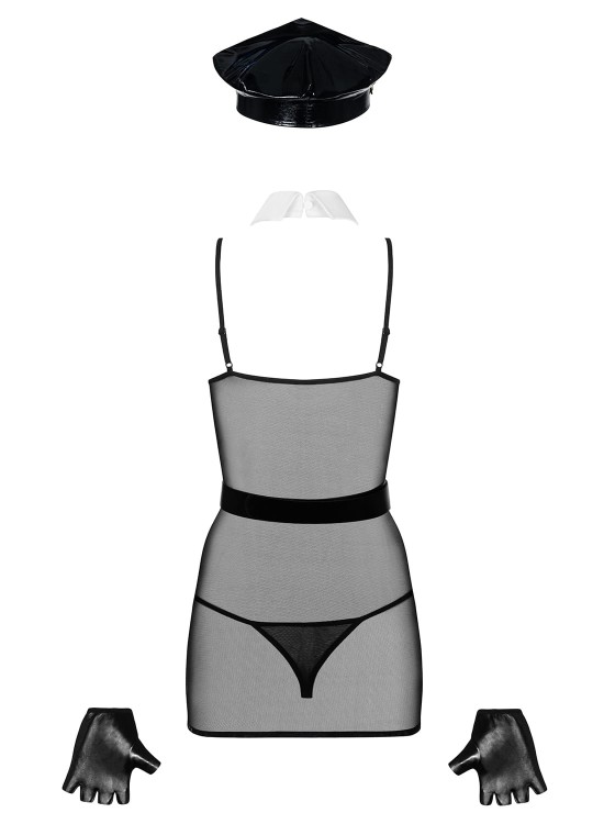 Policjantka  koszulka kostium 6-częściowy L/XL-3