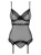 Gorset i stringi Bielizna Obsessive 817-COR-12