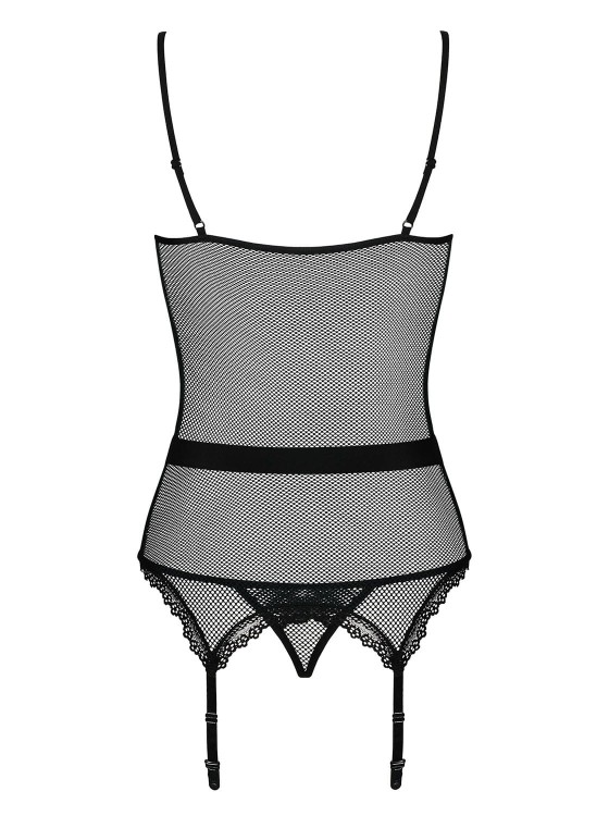 Obsessive Lustella gorset i stringi S/M-3