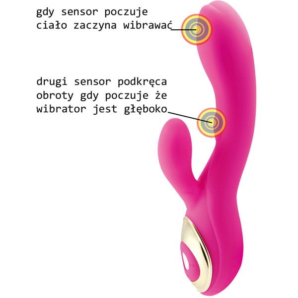 Wibrator z króliczkiem do łechtaczki -3