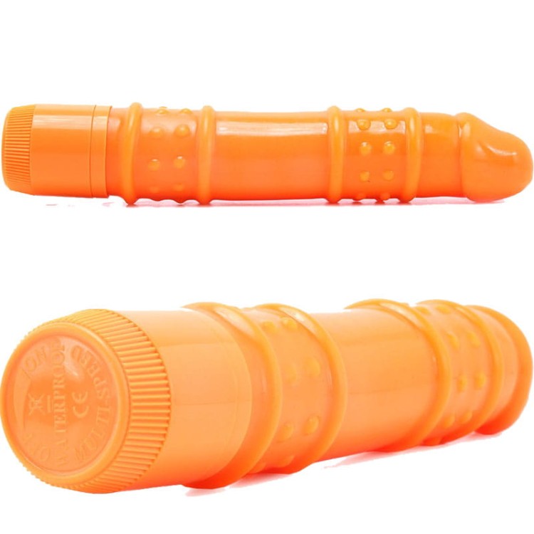 Luksusowy wibrator dla Pań kolorowa cyberskóra Orange-2