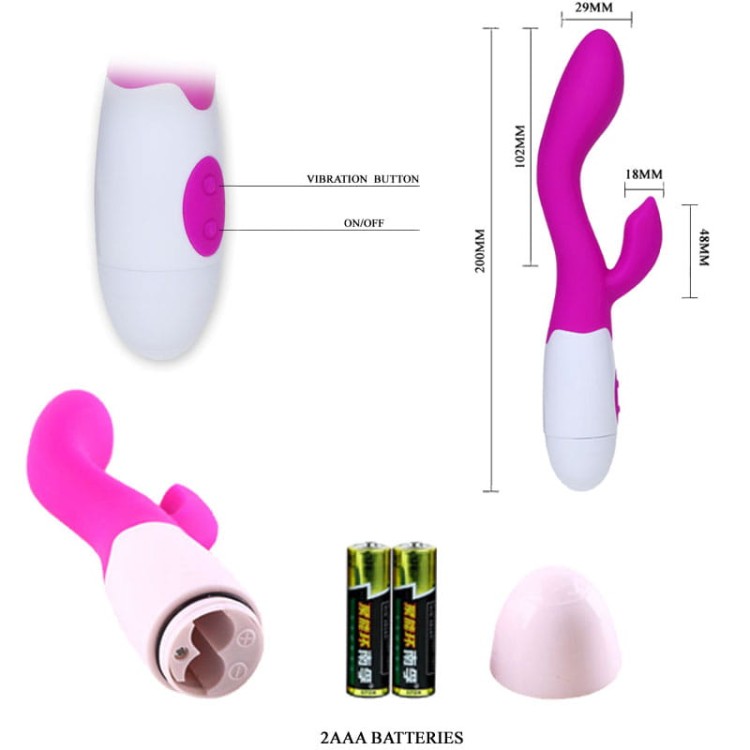 Wielofunkcyjny wibrator dla kobiet Łechtaczka Punkt G-2