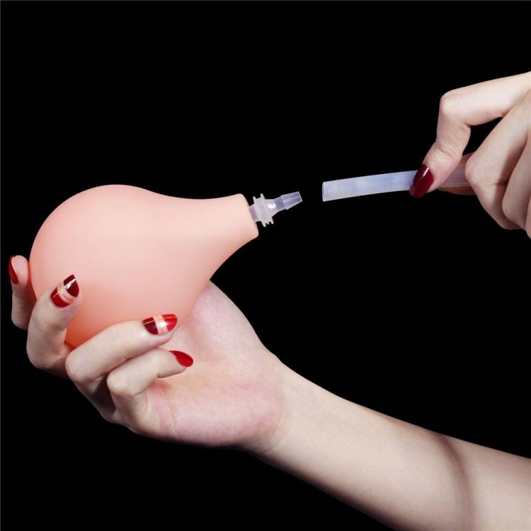 Dildo z wytryskiem Penis do fellatio lub pissingu-2