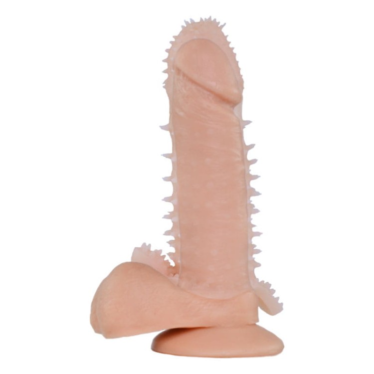 Nakładka na penisa Stymulacja miękkimi wypustkami-1