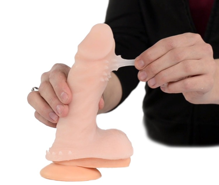 Nakładka na penisa Powiększa zakres penetracji do 20 %-2