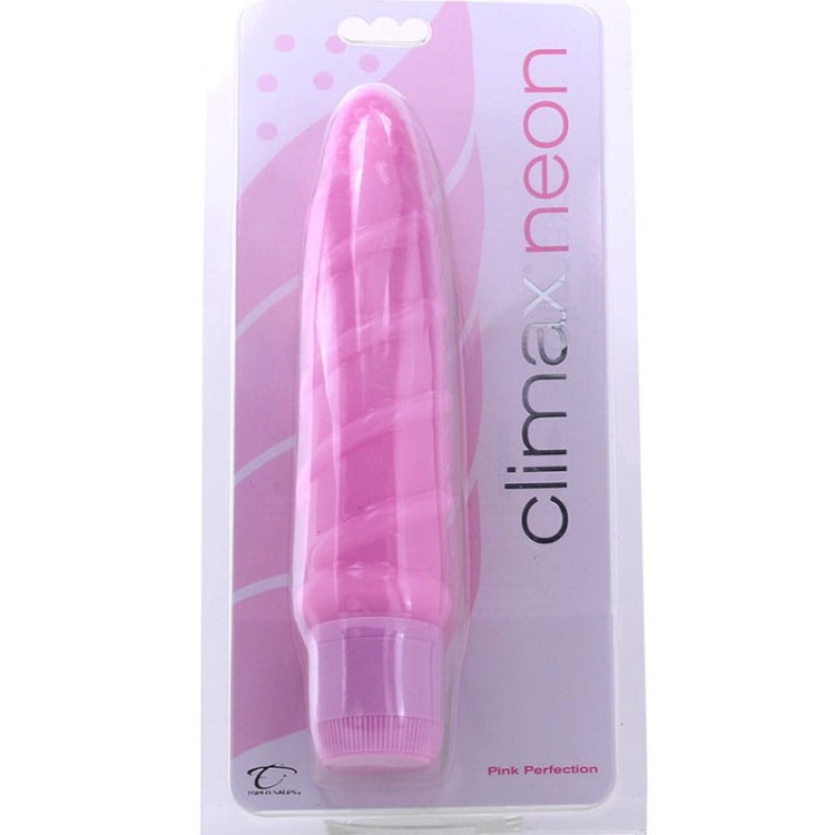 Luksusowy wibrator z kolorowej cyberskóry Pink-3