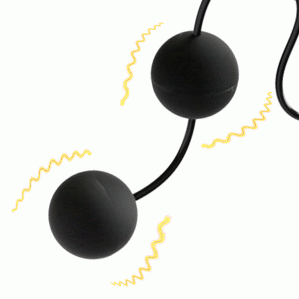 Kulki gejszy Średnica 3,5 cm Czarne silikonowe-3