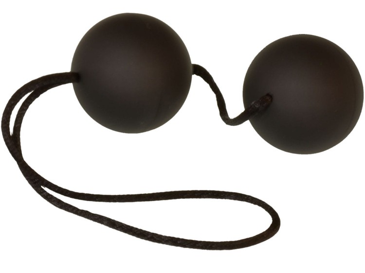 Kulki gejszy Średnica 3,5 cm Czarne silikonowe