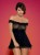 Obsessive Floresita babydoll i stringi S/M