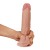 Penis z ruchomą skórą Miękkie dildo z jądrami-10