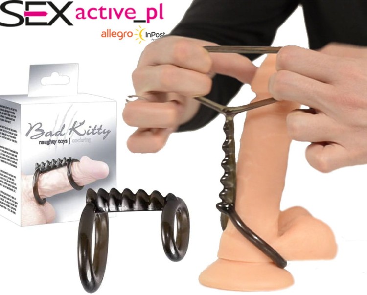 Cockring Podwójny pierścień erekcyjny-3