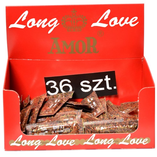 Amor Long Love Niemieckie prezerwatywy 36 szt