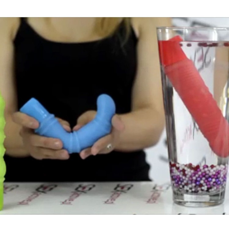 Luksusowy wibrator dla kobiet kolorowa cyberskóra Blue-4