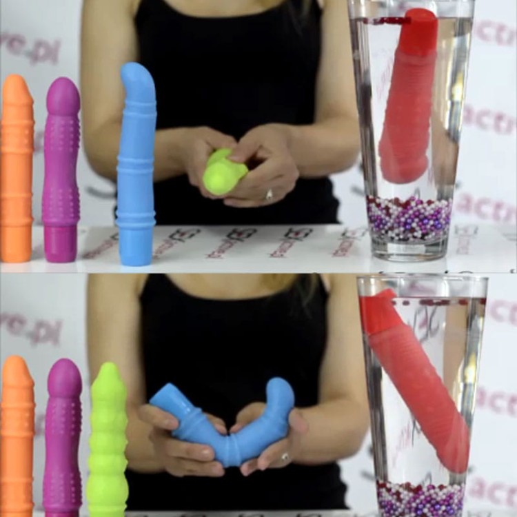 Luksusowy wibrator dla Pań Kolorowa cyberskóra Green-2