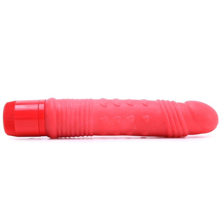 Luksusowy wibrator dla kobiet Kolorowa cyberskóra Red-2