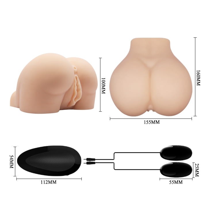 Wagina i anus w jednym masturbatorze 1 kg-7