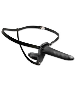 strap-on z dwoma penisami