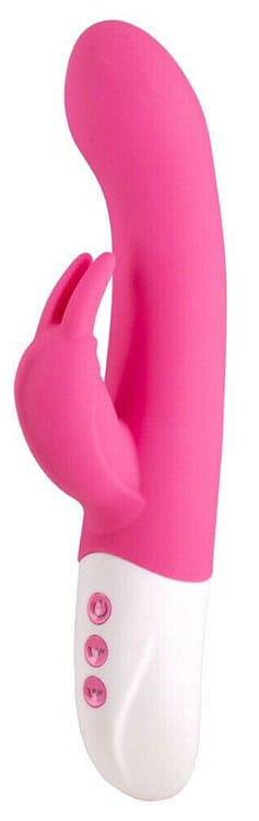 Wibrator damski Królik z wypustką do łechtaczki 