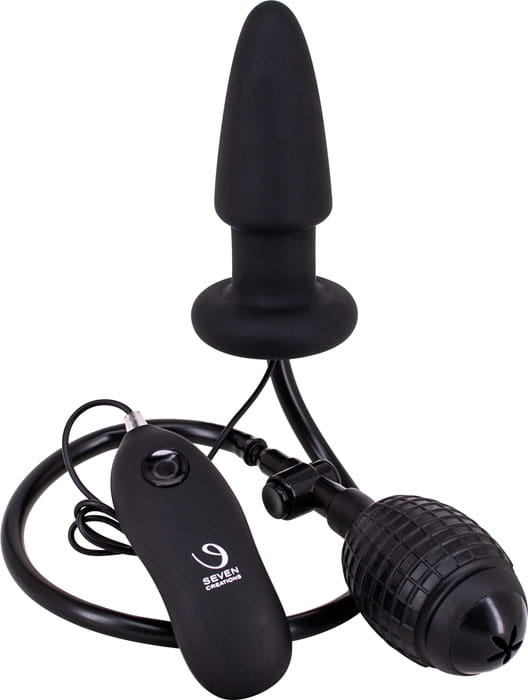Pompowany korek analny Mocne wibracje