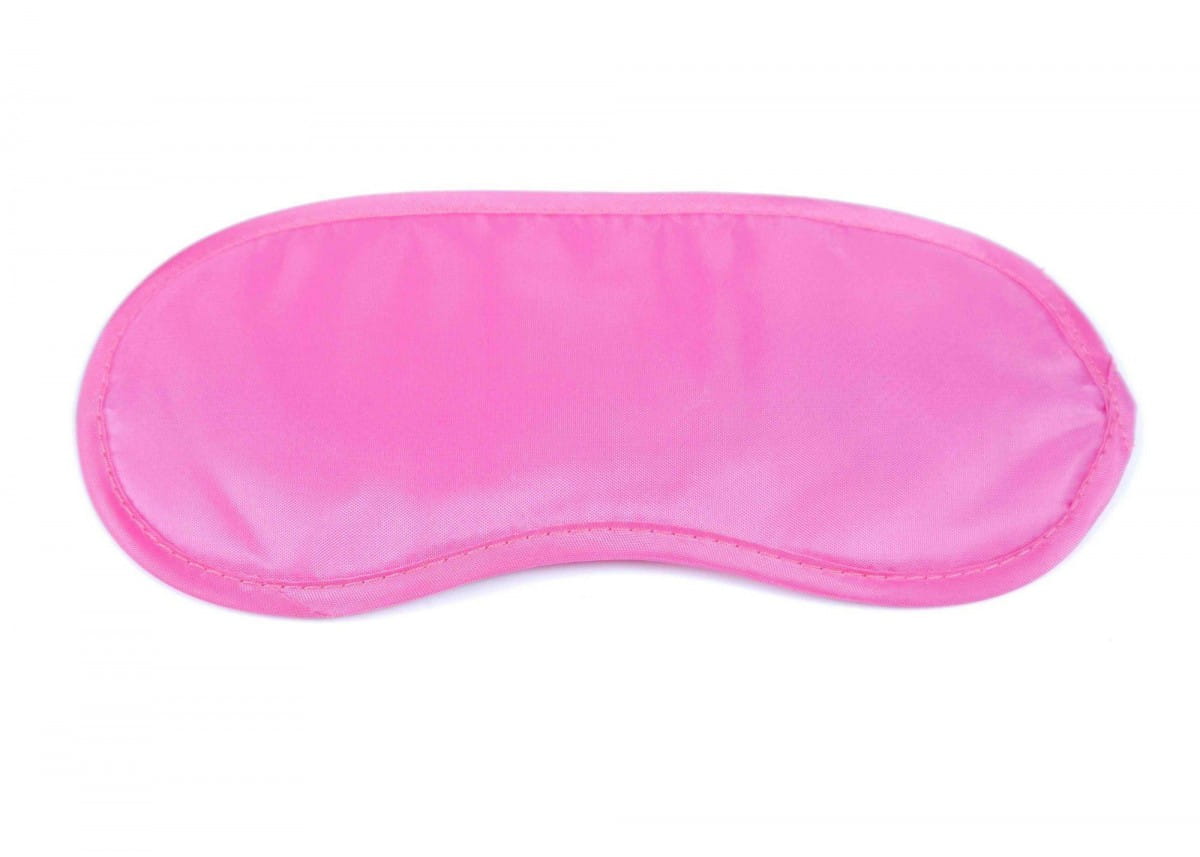 Seksowna maska opaska na oczy Różowa