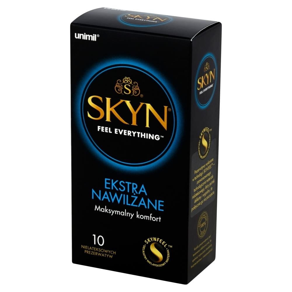 Prezerwatywy Unimil Skyn Extra Wet Box 10 szt