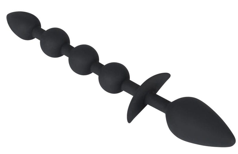 Koraliki i korek analny  2 w 1 100% silikon