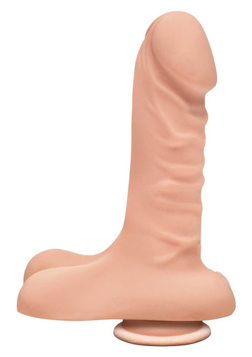 Penis z przyssawką miękka cyber skóra 17 cm