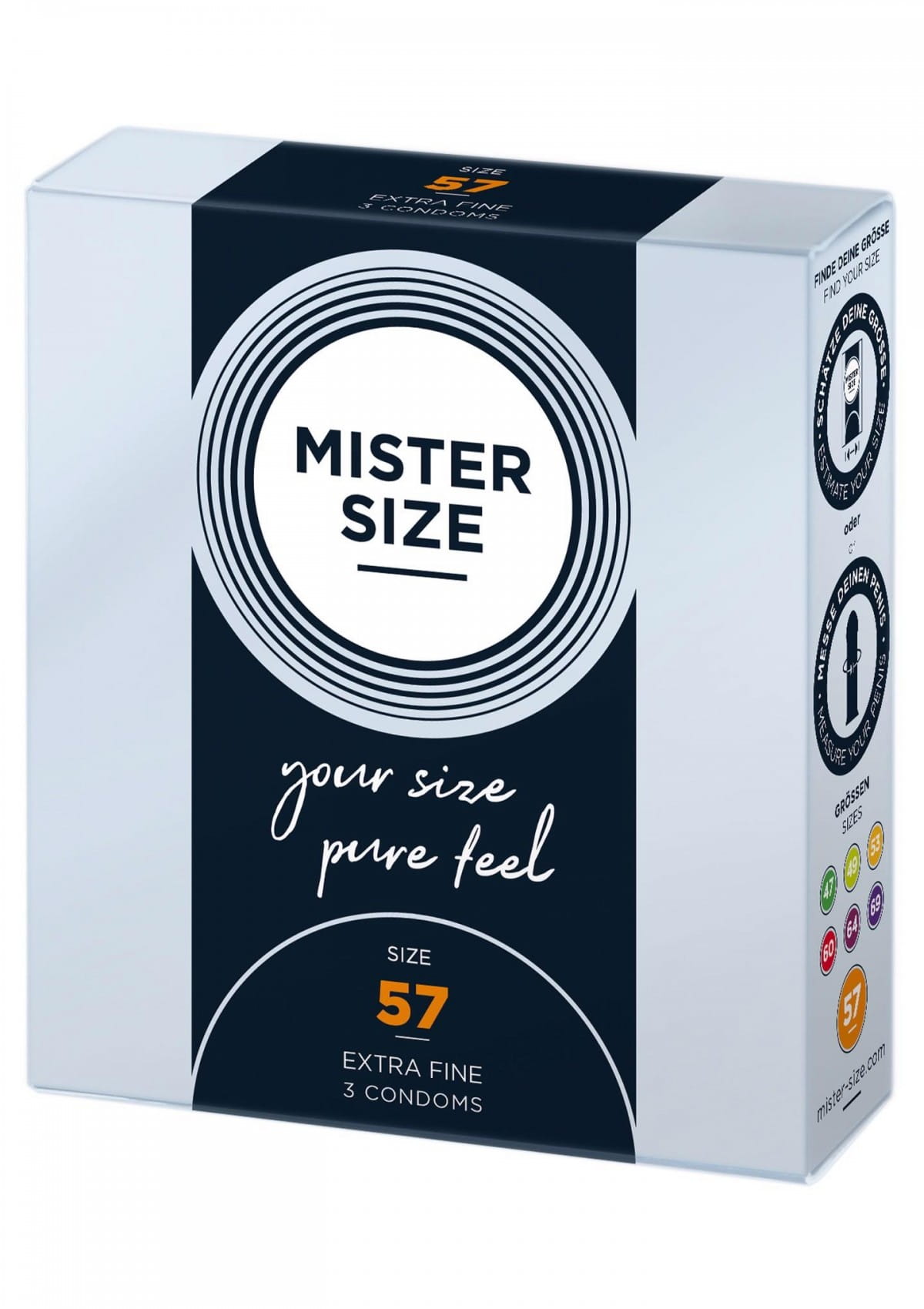 Prezerwatywy Duży rozmiar Mister Size 57 mm 3 szt.
