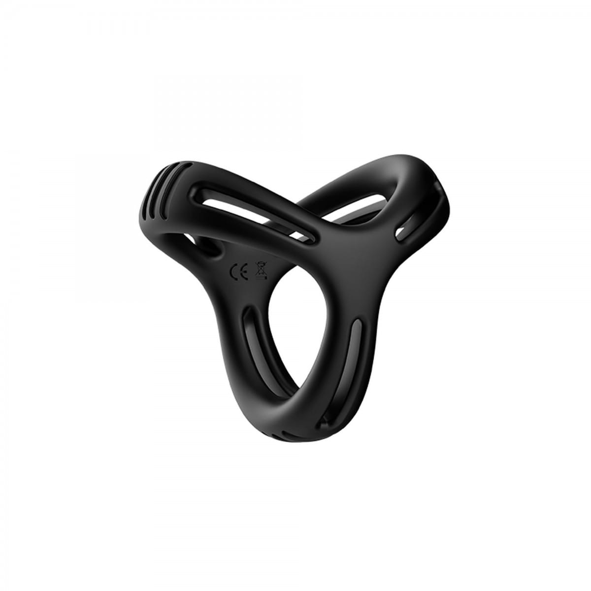 Trzy zespolone pierścienie na penisa i jądra