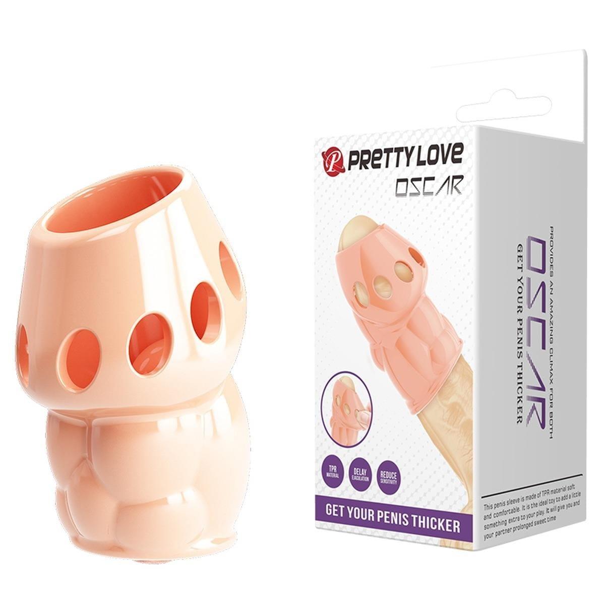 Prettylove Nakładka na główkę penisa Nr.4