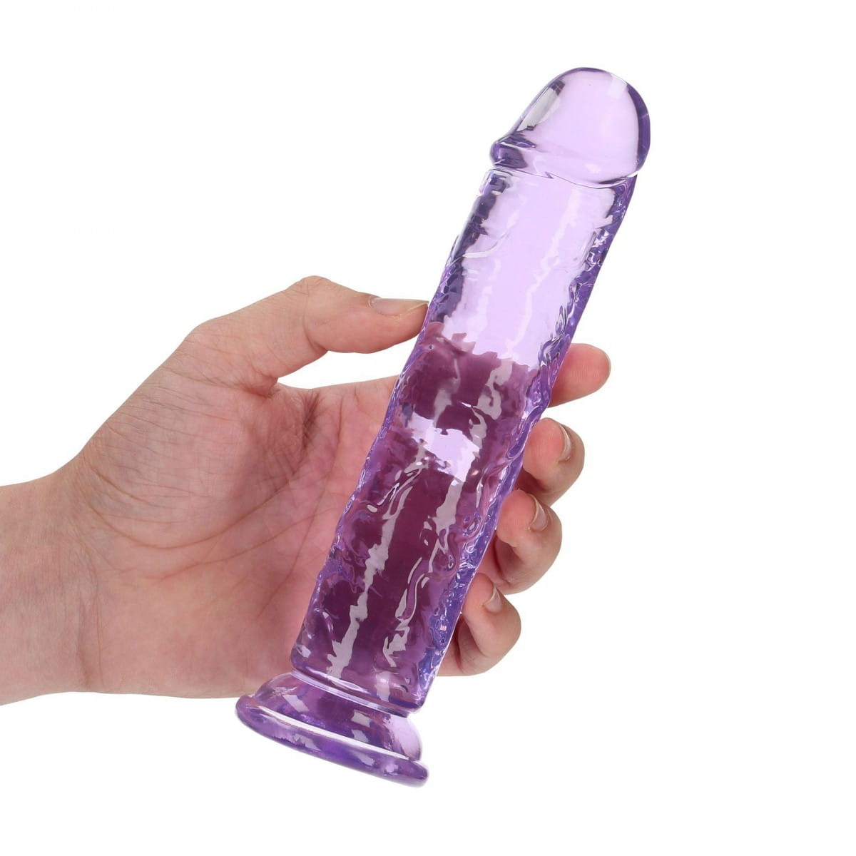 Żelowy penis na przyssawce 20 cm