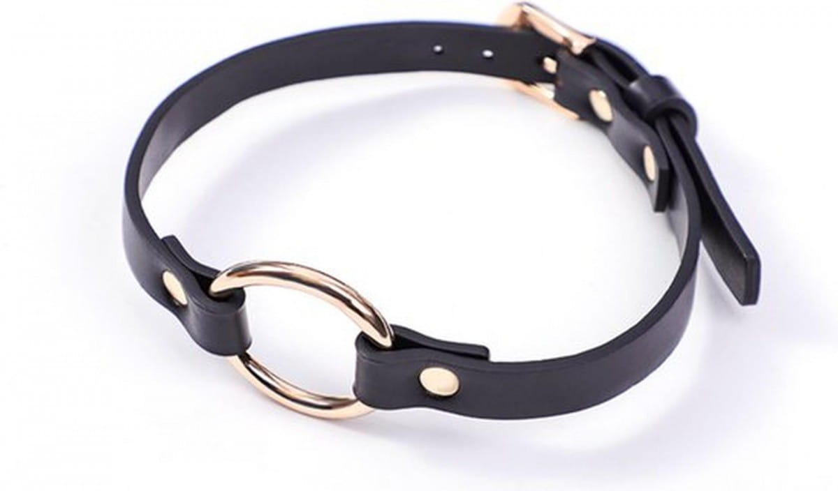 Knebel do ust Stalowy ring